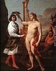 Crowned Canvas Paintings - Marcantonio Pasquilini Crowned by Apollo